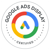 Selo da certificação Google Ads Display