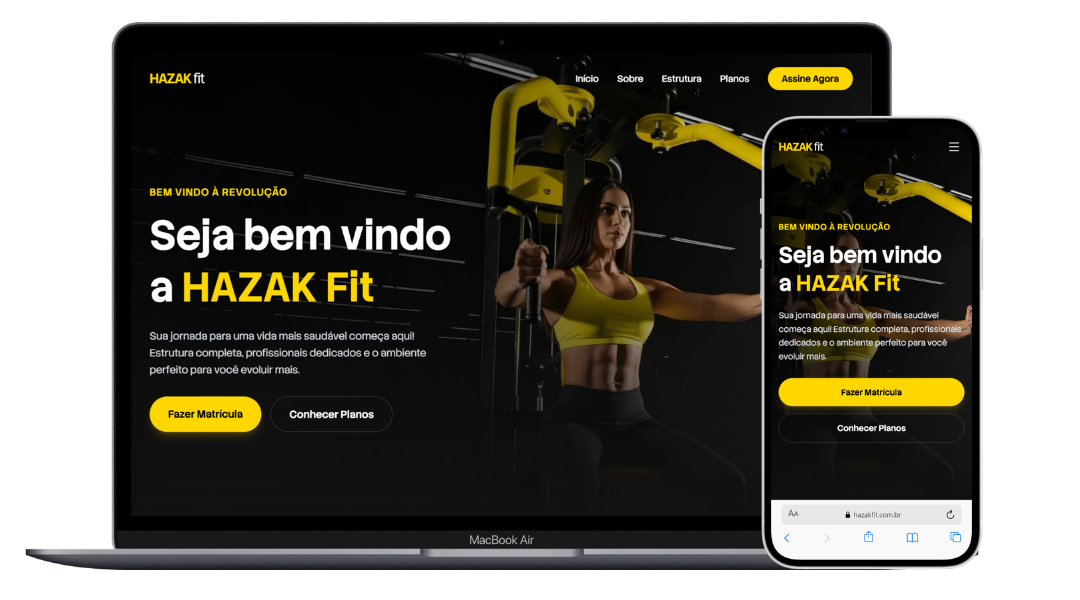Site da Hazak Fit