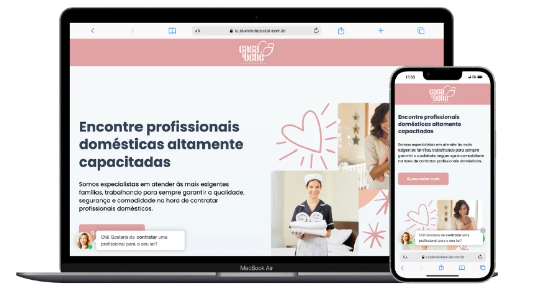 Site Casa Bebê