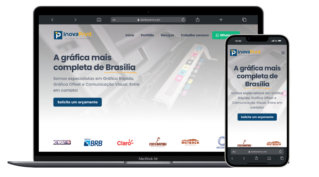 Site da Inova Print
