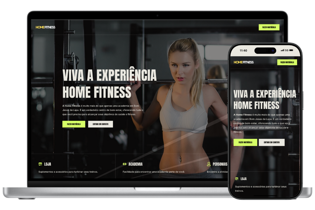 Academia Home Fitness